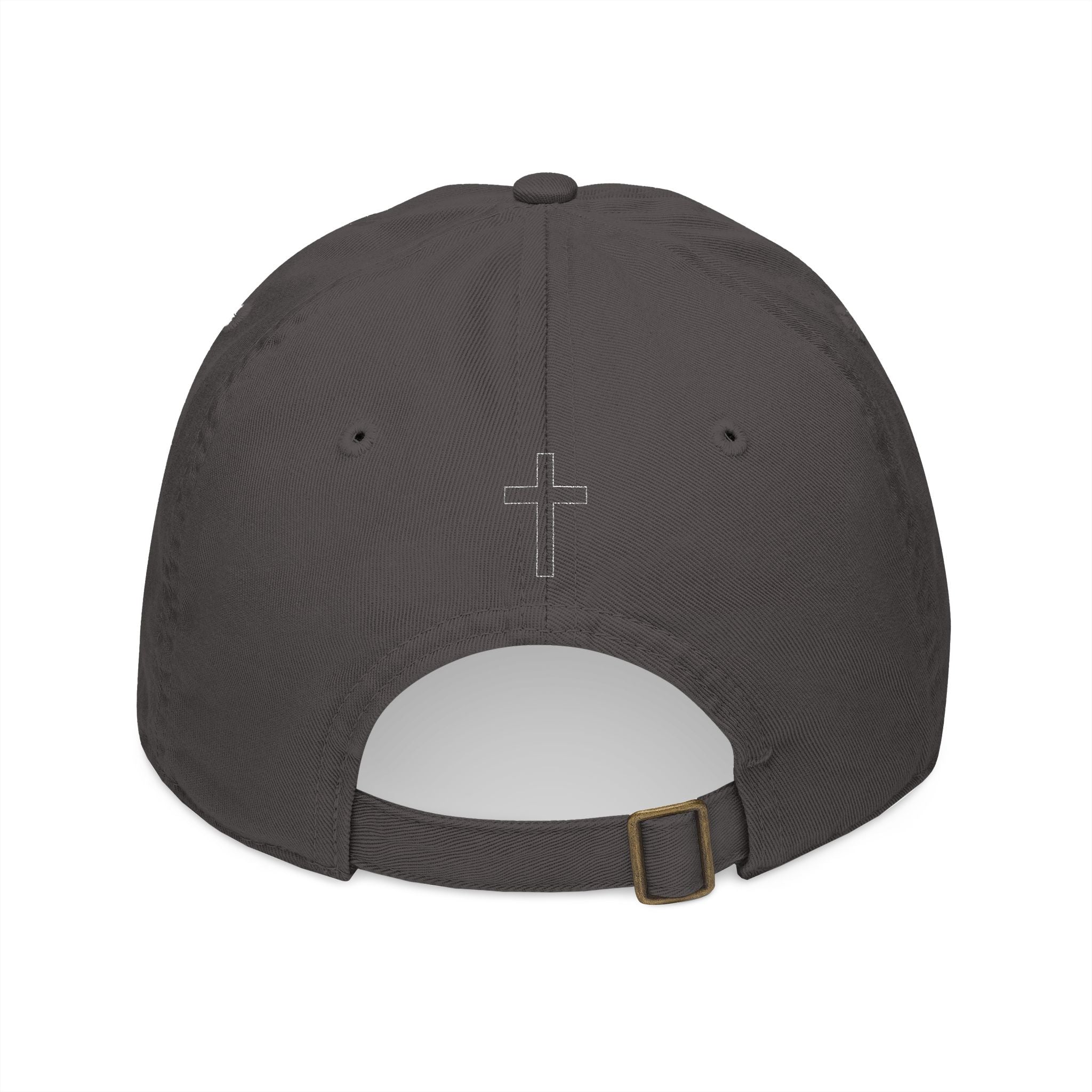 Embroidered 'I Love JESUS' Organic Baseball Cap — Faith Hat with Cross Accent