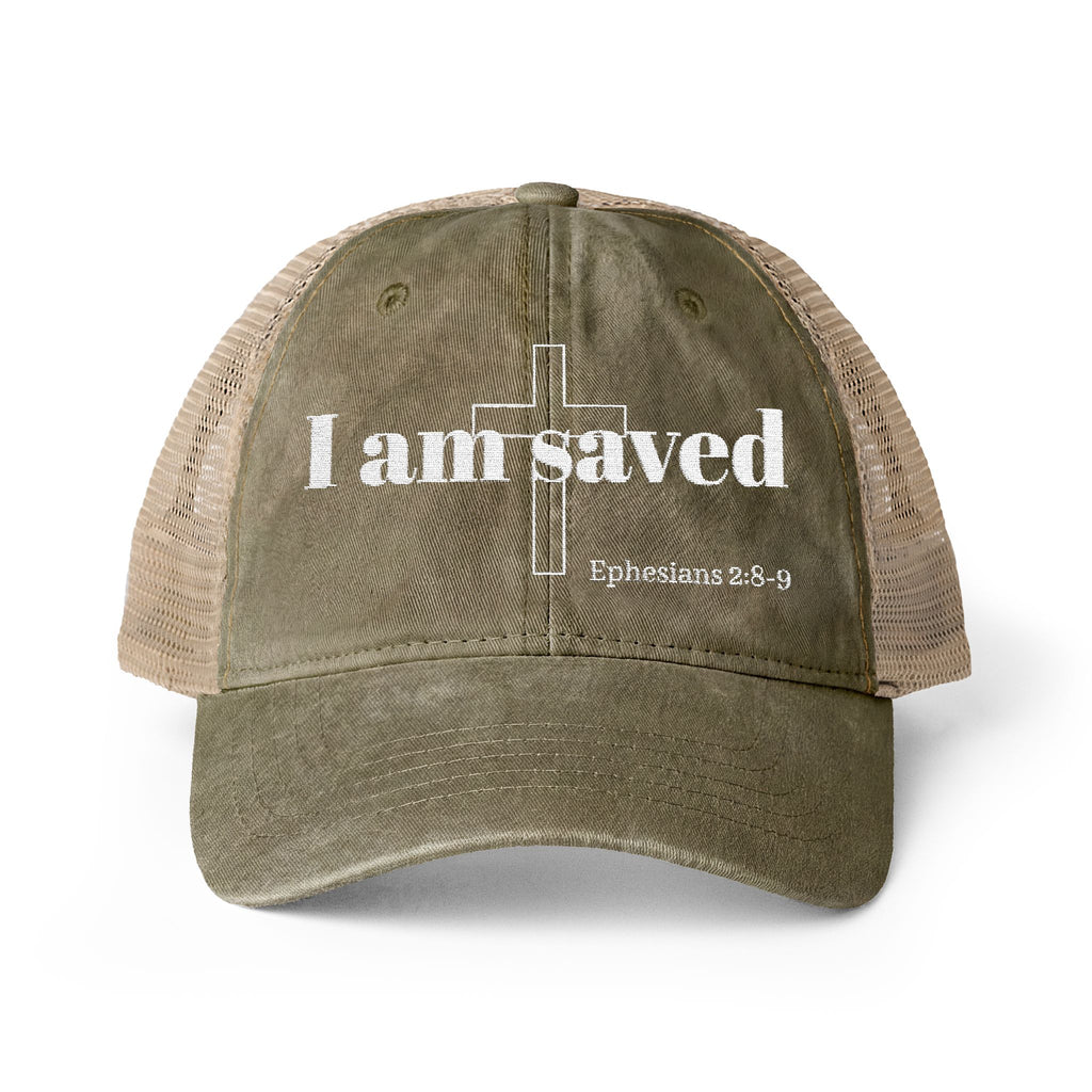 Women's Washed Mesh-Back Cap